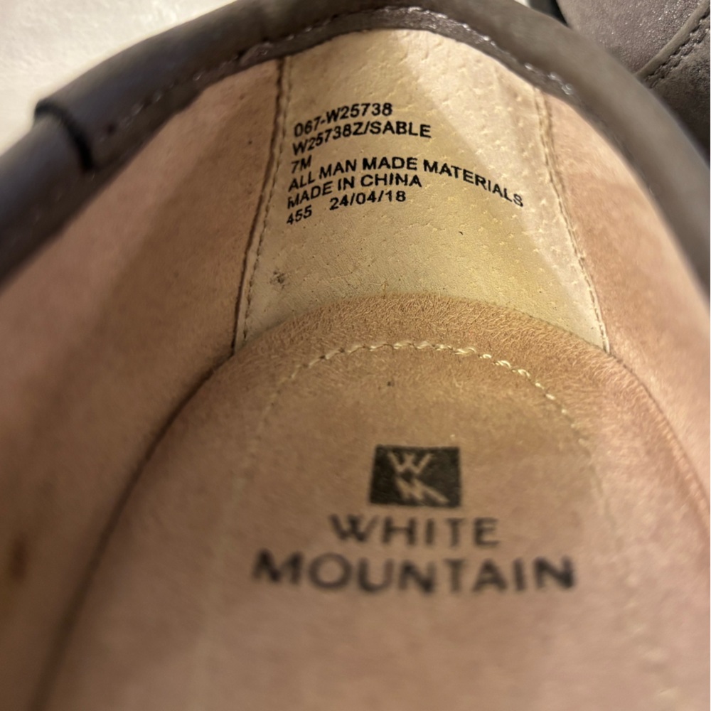 White Mountain Metallic Gray Loafers - Picture 7 of 7